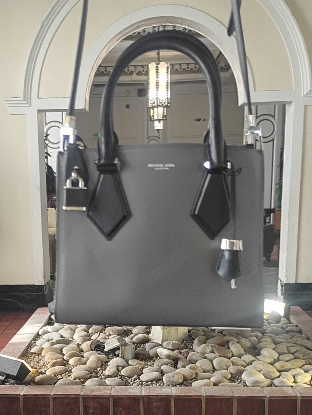 Michael Kors Collection Casey In Gray Black And White